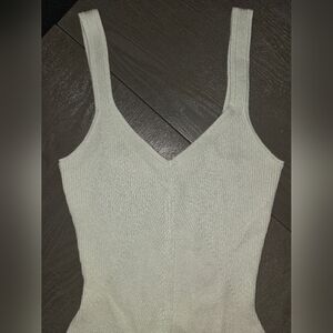 Abercrombie & Fitch Sage Ribbed Bodysuit, Size M